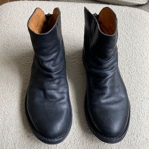 Fiorentini + Baker Elina short slouch Boot in black leather 37 fits big